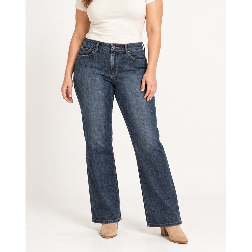 Lucky Brand The Sweet Jean Boot Jeans Womens 12/28 Dark Wash Stretch Western Y2k